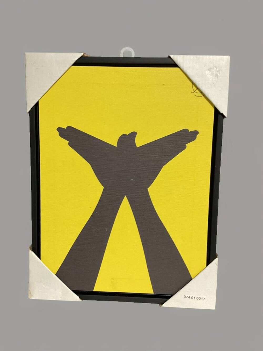 We Rise Framed Wall Art Yellow & Black 13x10 Inches Modern Design By Tré Seals